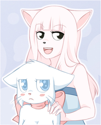 Kumkrum_(Artist) Lucy excellent pink_cat (533x660, 184.8KB)