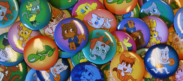 A pile of buttons