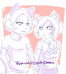 Augustus AugustusxLucy Kitten Lucy toyotami_(Artist) (1063x1200, 921KB)