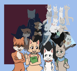 BCB_Drawing_Challenge Blur Daisy excellent Lucy Mike Paulo Teruko_(Artist) Yashy (1197x1092, 366KB)