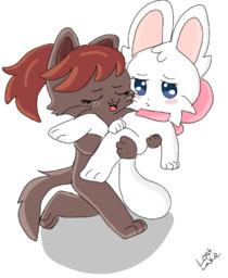 Courtney Lost_Lake_(Artist) Lucy LucyxBackground_Character LucyxCourtney (736x899, 207KB)