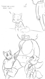 Adult_Daisy animated Daisy DaisyxMatt JEMCIV_(Artist) Kitten Mike sketch (500x870, 887KB)