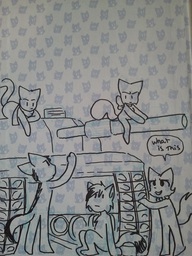 Abbey book_sketch commission Daisy Lucy Mike Paulo Taeshi_(Artist) (960x1280, 425KB)