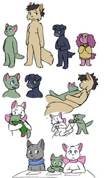 Blur Chirpy Lily Lucy Mike Moonybadger_(Artist) Yashy (1271x2160, 748KB)