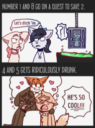 Daisy David Lucy Mike Paulo Sandy scrunchmew_(Artist) (1243x1667, 650KB)