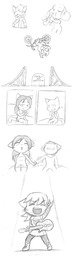 animated Courtney Jasmine JEMCIV_(Artist) Lucy Mike MikexSandy parody Paulo Rachel Sandy sketch (600x2100, 1.2MB)