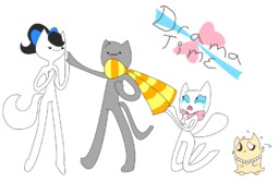 Daisy Lucy Mike parody PeppermintRainbows_(Artist) Sandy (1000x655, 357KB)