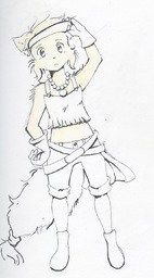 Daisy Doublet_(Artist) sketch (781x1404, 256.1KB)