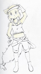 Daisy Doublet_(Artist) sketch (781x1404, 256KB)