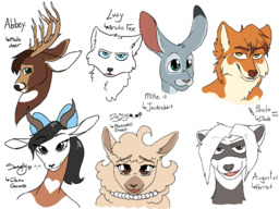Abbey Augustus Daisy Lucy Mike moopuppy_(Artist) Paulo Sandy (2048x1536, 405KB)