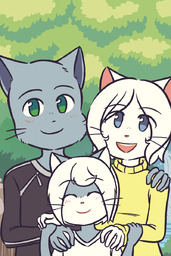 Draw_Stream Kitten Lucy Mike MikexLucy parody Taeshi_(Artist) (800x1200, 608KB)