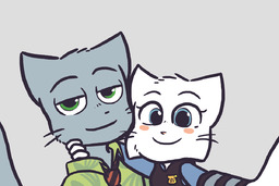 Draw_Stream Lucy Mike MikexLucy parody Taeshi_(Artist) Zootopia (1200x800, 55KB)