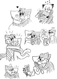 Abbey Augustus AugustusxAbbey commission Mike MikexPaulo Paulo sketch Sue Taeshi_(Artist) (700x972, 146KB)