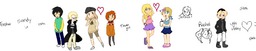 Abbey Amaya Augustus Carter Daisy David human Jessica Katie Lucy McCain Mike Molly neff_(Artist) Paulo Rachel Realistic_Carter Stacy Sue Tess (3764x350, 406KB)