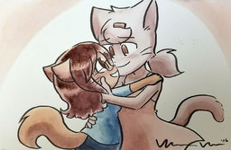 commission Jessica JessicaxMadison Madison Taeshi_(Artist) watercolor (900x588, 89KB)