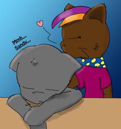 Carson kiss Mike MikexCarson Pixelnator_(Artist) Sandy (735x781, 234KB)