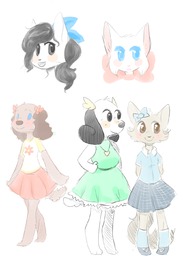 Daisy Flower_Girl Lucy Rachel Sandy Striife_(Artist) (1000x1400, 615KB)