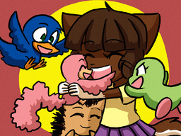 Blur Chirpy Draw_Stream Lily Molly Taeshi_(Artist) Yashy (1100x825, 428KB)