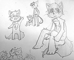 Abbey AbbeyxDaisy AugustusxLucy Imp_(Artist) Kitten (469x377, 100KB)