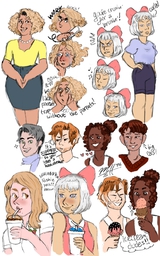Abbey Daisy David human Lucy Michi_(Artist) Mike Paulo Sue (847x1354, 767KB)