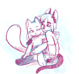 Augustus AugustusxLucy Lucy Officerfurry_(Artist) sketch (1080x1023, 958KB)