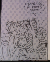 book_sketch commission David Lucy Mike Paulo PauloxLucy Taeshi_(Artist) Tess (1024x1280, 519KB)