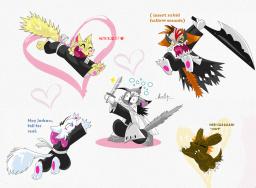 costume Daisy Knux_the_Killer_(Artist) Lucy Mike Paulo weapon (971x715, 1.3MB)