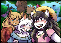 Abbey AbbeyxPaulo Augustus David Jordan JordanxAugustus Lucy Paulo polyamory Sandy SandyxLucyxSue Slowivy_(Artist) Sue (1084x780, 983KB)