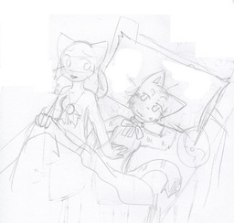 Amaya Lisa_(Artist) sketch Sue SuexAmaya (735x701, 595KB)
