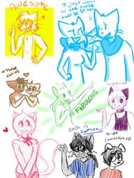 AbbeyxDaisy Adult_Lucy Augustus Lucy Mike Paulo sketch Sue Wildphyre-Pyro_(Artist) Zach (600x800, 366KB)