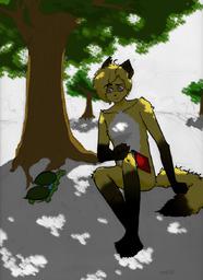 AugustusxDaisy Blackstarqueen_(Artist) Kitten Turtle (850x1170, 90KB)