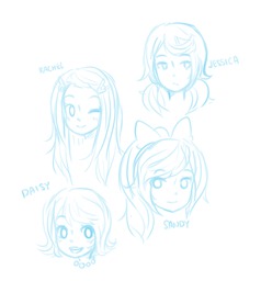 Aica_(Artist) Daisy Jessica Rachel Sandy (650x700, 146KB)