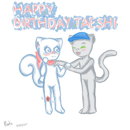 birthday Lucy Mike MikexLucy Panda_(Artist) (700x698, 114KB)