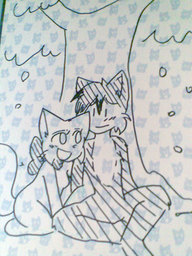 book_sketch commission Lucy Paulo PauloxLucy Taeshi_(Artist) (480x640, 85KB)