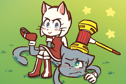 Draw_Stream Lucy Mike parody Taeshi_(Artist) (1200x800, 736KB)