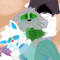 blood Lemoncatfox_(Artist) Lucy Mike Sandy (1280x1280, 996KB)