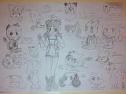 Abbey Amaya Augustus Blur Carter Chirpy Daisy David Flower_Girl Jasmine Jessica Lucy McCain Mike Panda_(Artist) Paulo Rachel Sandy Sue Tess Yashy (1296x968, 308KB)