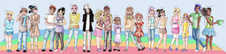 Abbey AbbeyxDaisy Amaya Augustus Daisy David Flower_Girl human Jasmine Jessica Katie Lucy Mike Molly Nikkoliah_(Artist) Paulo PauloxJasmine Rachel Sandy Stacy Sue Tess (2344x558, 633KB)
