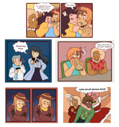 Abbey agentchimendez_(Artist) Daisy human Mike MikexSandy Panel_Redraw Paulo PauloxRachel Rachel Sandy Sue Tess (3640x3872, 5.1MB)