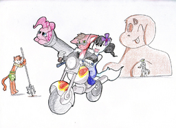Abbey AbbeyxSandy Ciffy_(Artist) David Mike Paulo pony Sandy (1000x725, 545KB)