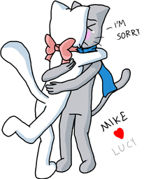 kiss Lucy matasalt_(Artist) Mike MikexLucy (700x830, 233KB)