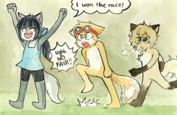 AugustusxDaisy commission Kitten MikexSandy PauloxLucy Porsche Taeshi_(Artist) watercolor (900x588, 213KB)