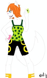 costume Kureji-Neko_(Artist) Lucy parody (580x949, 107KB)