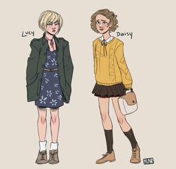 Daisy excellent FatCat_(Artist) human Lucy (705x678, 184KB)