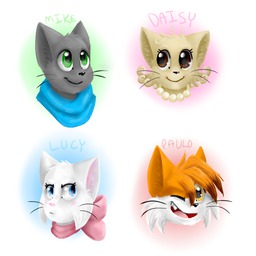 Daisy Lucy Mike Paulo Wildphyre-Pyro_(Artist) (700x700, 286KB)