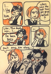 AU comic glacebon_(Artist) human Lucy Sandy (560x800, 505KB)