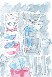comic Lucy Mike MikexLucy watercolor (1792x2624, 1.0MB)