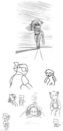 Alejandro Augustus Daisy David Jasmine JEMCIV_(Artist) Lucy Rachel Sandy sketch (800x1647, 302KB)