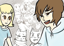 Abbey Amaya Augustus Daisy David genderbended Lucy Mike neff_(Artist) Paulo Sue SuitCase Taeshi (700x500, 322KB)