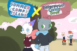 Daisy Lucy Mike parody Paulo Peshy_(Artist) summer_camp_island (1500x1000, 306KB)